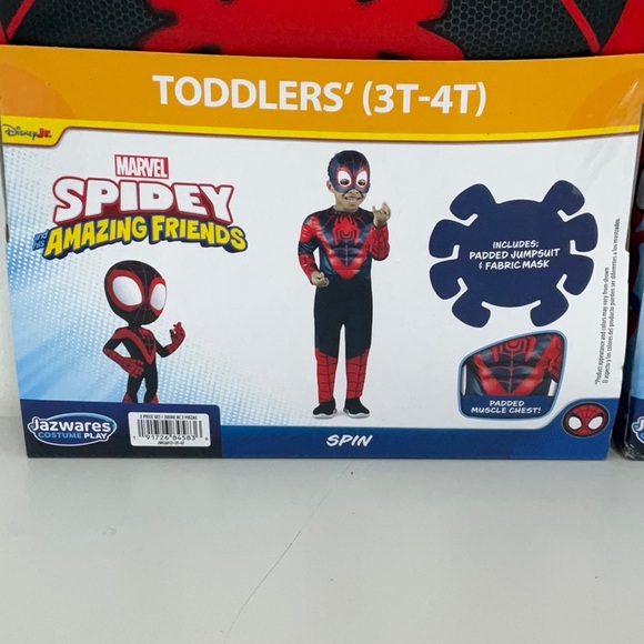Jazwares Marvel Spidey & Spin Costume Bundle 3T-4T - Picture 3 of 8